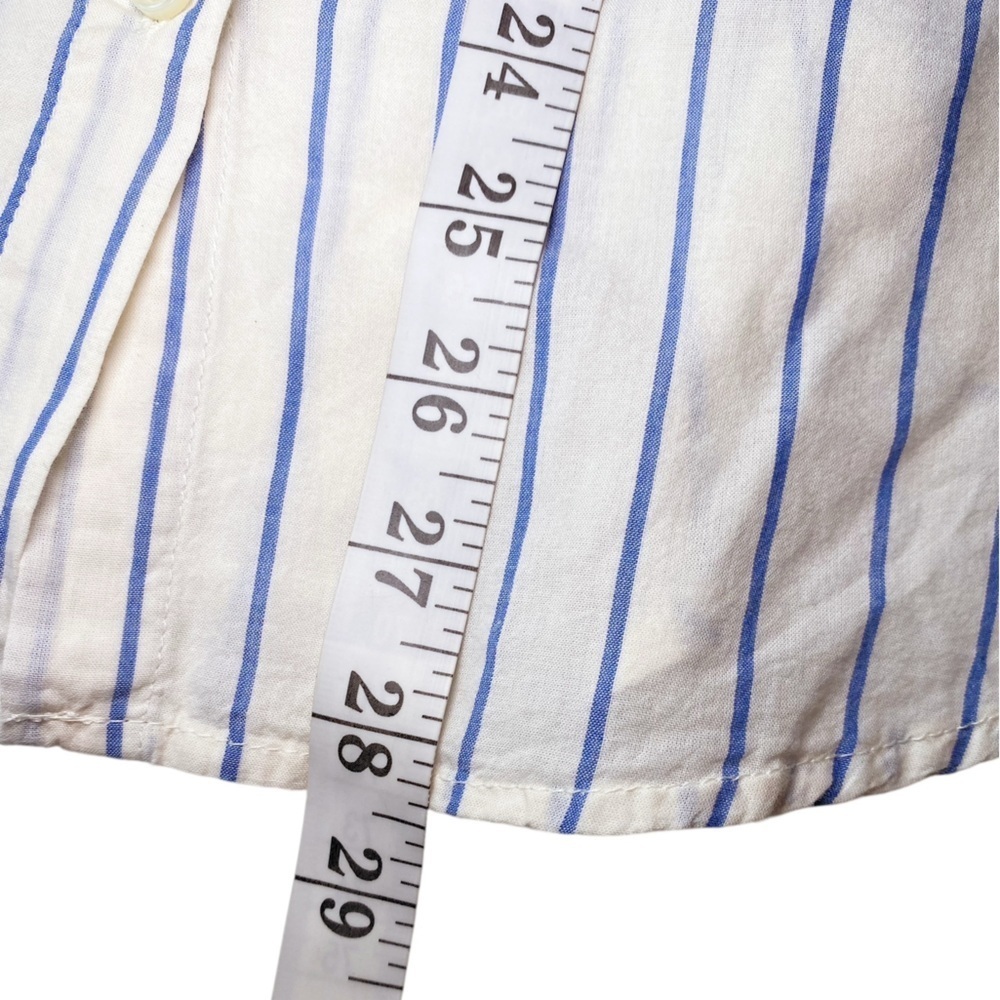 Old Navy Blue and White Pin Striped Shirt NWT - Picture 12 of 14